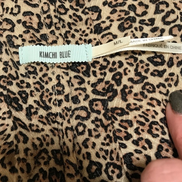 UO • Animal Print Ruched Cardigan - Picture 3 of 5